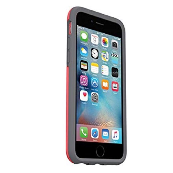 Otterbox 6 / 6s Coral and Grey Gray Phone Case - Picture 2 of 7
